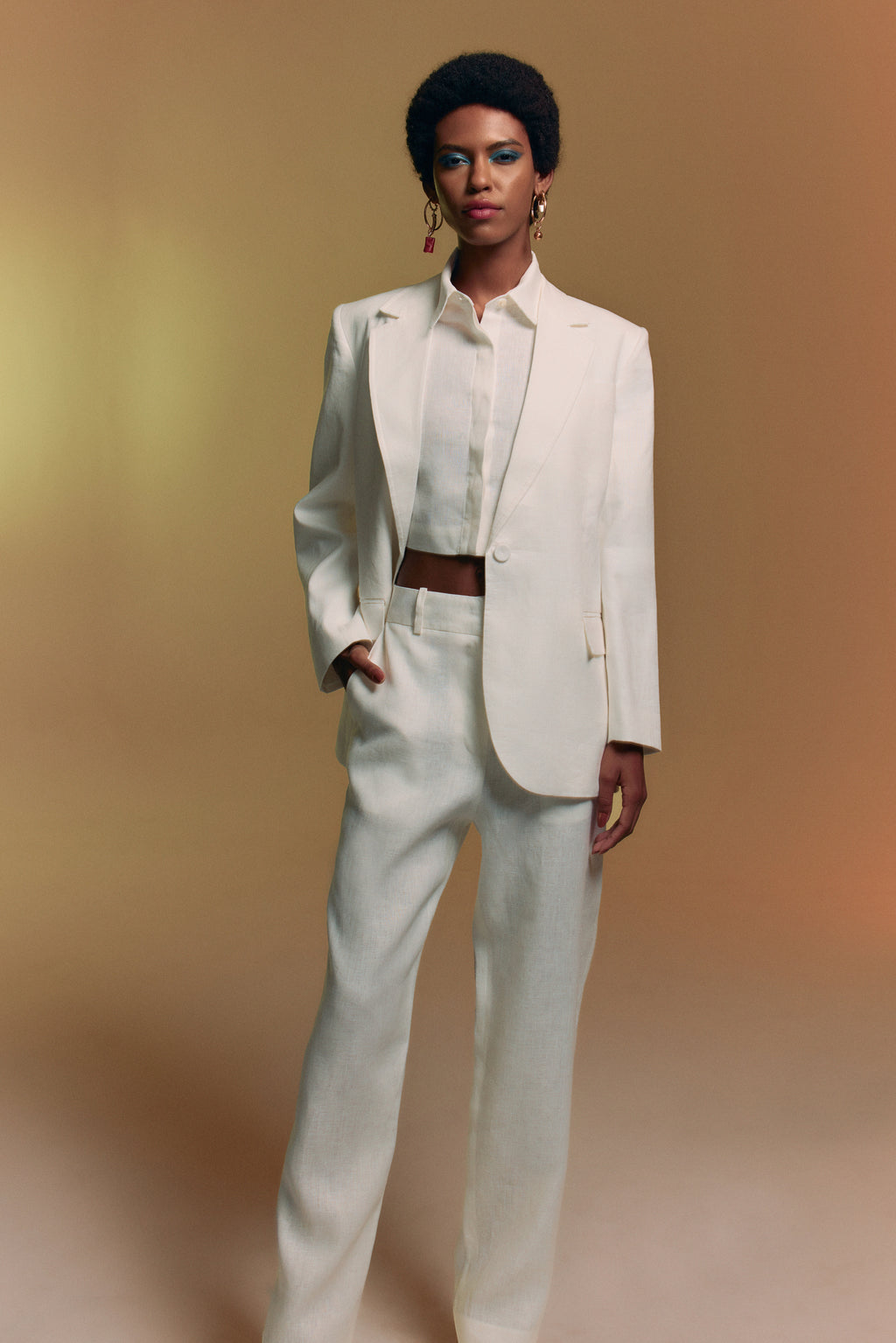 Blazer Alfaiataria em Linho