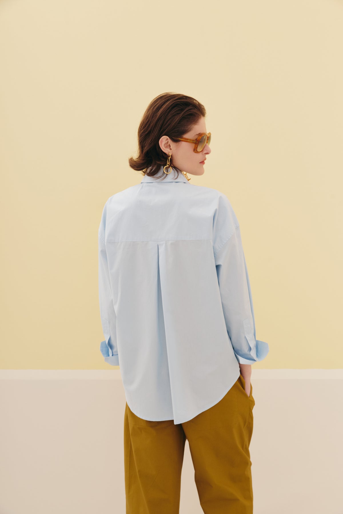 Calça Cós Elástico Reta em Tricoline Paper (Cópia)