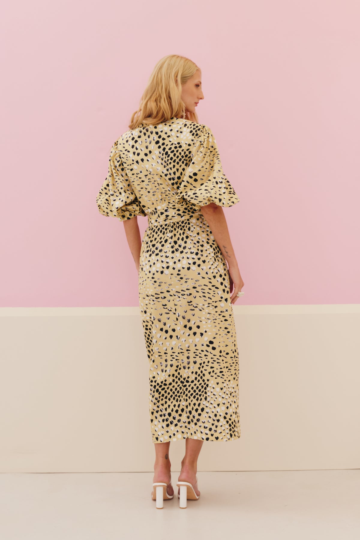 Vestido Midi Envelope Midi Cardume de Amor em Tricoline